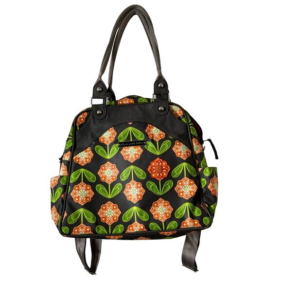 Petunia Pickle Bottom Santiago Sunset Sashay Satchel Floral Backpack Diaper Bag - Picture 2 of 10